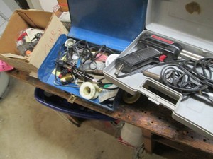 Soldering iron with a large variety...