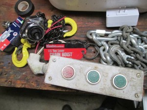 Haul Master 14 ton chain hoist...