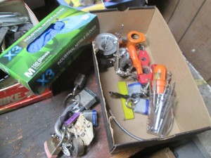 Assorted size floor drain plugs, pa...