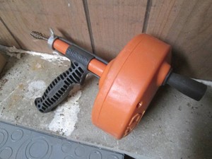 Ridgid manually operated drain auge...