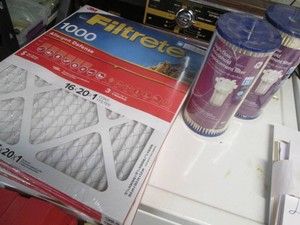 Filtrete furnace filters plus GE wa...