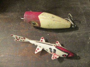 Vintage Wood 4-12 and 6in fishing ...