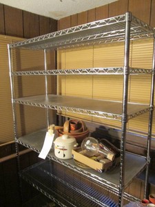 6-tier NSF wire rack rolling shelf ...