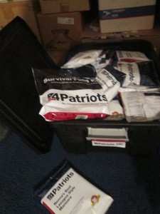3-month Survival food kit tote with...