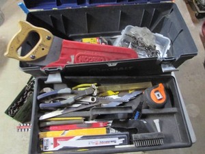 Large Kobalt tool box with lift out...