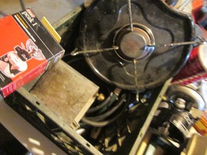 Assortment of camping stoves and su...