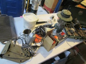 Coleman Camping stove and lanterns ...