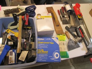 Line sprayer, putty knives, masonry...