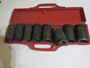8pc Deep well 34in drive SAE impac...
