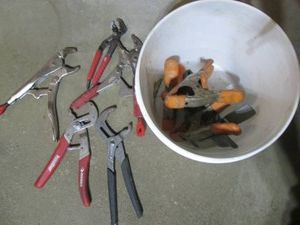 Milwaukee vice grips with assorted ...