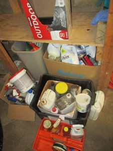 Massive assortment of household cle...
