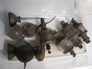 Antique lubrication tools