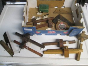 Vintage mortise gauges and more