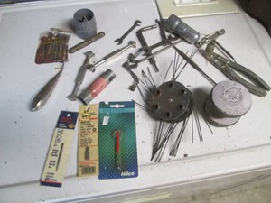 Assorted vintage hand tools