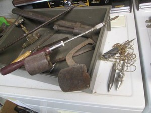 Assorted vintage hand tools