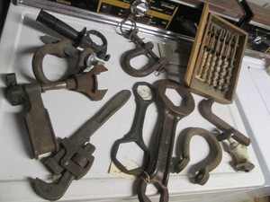 Vintage automotive and hand tools