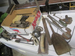 Assorted hand tools