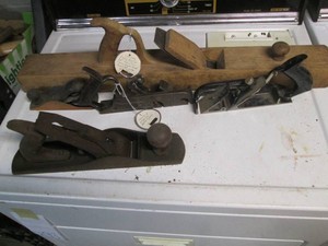 Antique planers by Stanley, kleen kutter Sargent