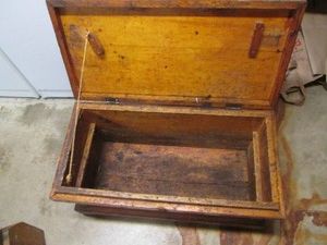 Very sturdy wood trunk