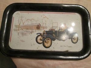 1910 Ford Torpedo platter