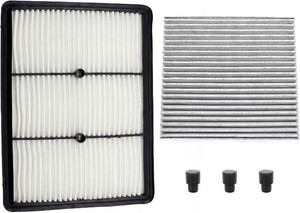 $20 Cabin Engine Air Filter Set 28113-AT100 Compatible with Kia Niro 2023-2024 Replaces 28113AT100 97133-N9100 97133-N9000 97133-L1000 97133-AO000 97133N9100 CF12820