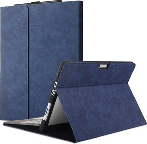 Case for Microsoft Surface Pro 11109 13 inch, Multiple Angle Viewing, Stylus Holder, Light Heat Dissipation, Compatible with Type Cover Keyboard, Blue