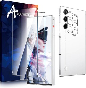 Anoowkoa 2 Pack for RedMagic 10 Air Screen Protector  2 Pack Red Magic 10 Air Camera Lens Tempered Glass Protector.9H Hardness.Support Fingerprint Unlock Bubble-Free.Easy Installation