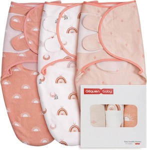 $20 GLLQUEN BABY Swaddles for Newborns 0-3 Months, Adjustable & Easy Fastener