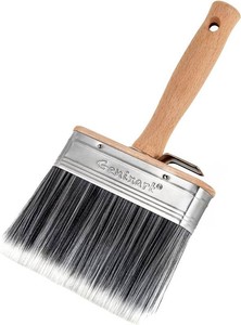Genixart Deck Stain Brush for Wood, Lime Wash Paint Brush, 5-inch
