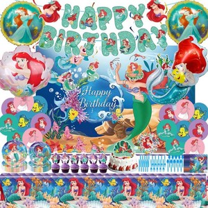 $30 Cartoon Princess Birthday Supplies Decorations