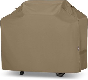 $36 Unicook 60 Inch Grill Cover Heavy Duty Waterproof, UV Proof, Neutral Taupe