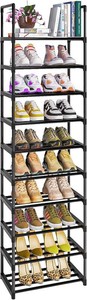 $26 OYREL Shoe Rack - Sturdy Metal Shoes Storage Organizer for Closet, Entryway