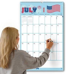 $29 SUNEE 2026-2027 Wall Calendar Extra Large 17x27, 21 Month July Calendar (Ends March 2028),Vertical Monthly for Wall, Cute