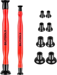 BILITOOLS 2PCS Valve Lapping Kit Valve Grinding Tool with 8 Suction Cups