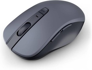 wegear Bluetooth Mouse Silent Wireless Mice, Cordless Computer Mouse-Grey