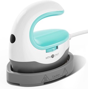 $22 HTVRONT Heat Press Mini Heat Press Machine, Mini Iron for Crafts