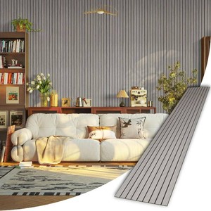 $50 Abyssaly Peel and Stick PVC Slat Wall Panel Self-Adhesive Wall Panels