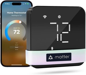 $62 meross Smart Thermostats for Home, Matter Programmble WiFi Thermostat