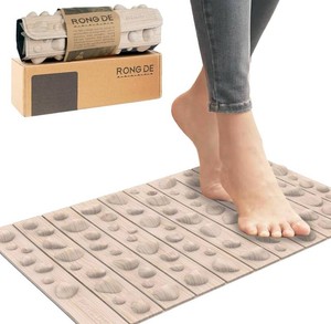 $20 Portable Foot Massager Mat, Acupressure Mat for Feet, Reduce Plantar Tension Promote Blood Circulation, Small Reflexology Mat for Long Sitting, Anti Fatigue Office Standing Desk Mat