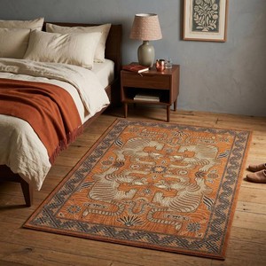 $38 GarveeHome 3x5 Tiger Washable Rug Entryway Boho Bedroom Non Slip Vintage