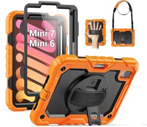 $30 SEYMAC Case for iPad mini 7 (A17 Pro)Mini 6 8.3, Orange