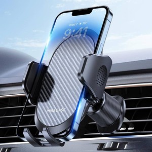 $20 miracase Phone Holders for Your Car with Metal Hook Clip, Air Vent Cell Phone Stand Car Mount, Universal Automobile Cradle Fit for iPhone Android and All Smartphones, Dark Black