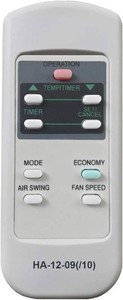HA-12-0910 Replacement Remote Control for Panasonic Air Conditioner A75C2062 A75C2063 A75C2064 A75C2065 for CW-C60YU CW-C80YU CW-XC60YU CW-XC80YU CW-XC82YU CW-XC83YU CW-XC100AU CW-XC103VU