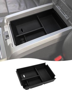 $27 Hoolcar for Ford F150 2009-2014 Center Console Organizer Armrest Storage Tray Interior Accessories ABS Plastic Black