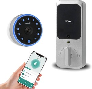 $27 Keyless Entry Door Lock Deadbolt With Keypad,Smart Door Locks For Front Door,Electric Door Locks For Front Door With 2keys&App Control,Auto Lock Smart Deadbolt,Easy Installation Smart Door Lock,Silver