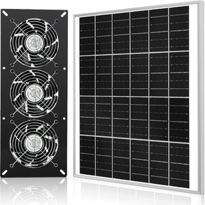 $50 Fanspex Solar 3 Fan Kit Waterproofed for Chicken Coop, Greenhouse & Shed
