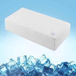 $40 HARBOREST Ice Cube Cooling Pillow for Side Sleepers Memory Foam Side Sleeper Pillow Support Head & Neck for Pain Relief 12x24x5