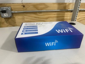 $130 2026 AC1200 Outdoor WiFi Extender, Long Range Outdoor WiFi Extender Signal Booster, IP65 Weatherproof Outdoor Wireless Access Point with PoE, Gigabit Ports for Garage, Farm, Yard, RV, Dock,Starlink
