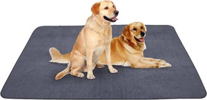 $23 Peepeego Non-Slip Dog Pad 72x72, Washable Pee Pad Waterproof for Training, Whelping