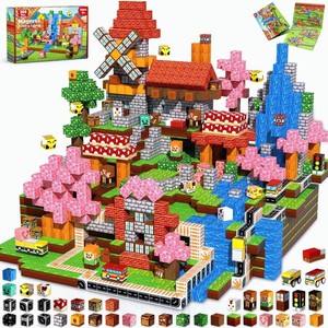 $59 300 PCS Magnetic Blocks - Forest Magnetic Building Blocks, Magnetic Cubes for Kids, Magnet Toys for Boys Girls, STEM Montessori Sensory Toy Ages 3 4 5 6 7 8 9 10 11 12 Years Old Birthday Gift
